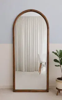آینه قدی قاب چوبی طرح گنبدی