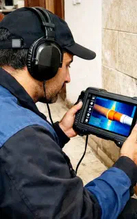 نشت یاب نشت یابی نشتیابی مهندسی لوله کشی تاسیساتی