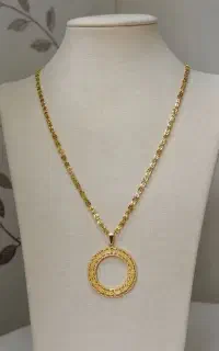 مدال زنجیر ،طرح طلا