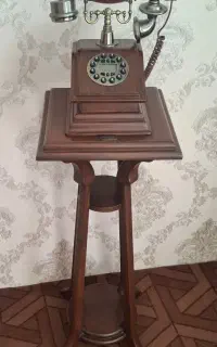 تلفن چوبی ایستاده کاملا نو