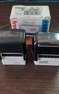 دو عدد مهر اتومات خام در حد نو