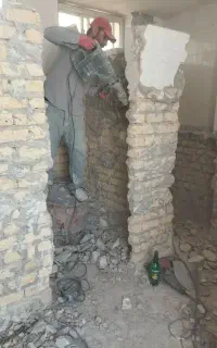 تخریب کارساختمانی شیارزنی.حمل نخاله(قیمت منصفانه)