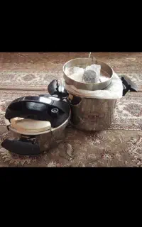 زودپز و بخارپز دو قلو