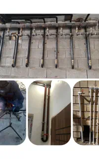 اجرای لوله کشی گاز آب پکیج باتاییدیه نظام مهندسی