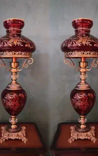 شمعدان سلطنتی بلوری