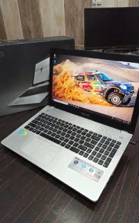 لپتاپ گرافیک۴ کورای۷ کارتن دار باتری آک Asus N56J