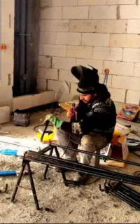 لوله کشی گاز  برش حوشکاری ساختمانی باهات را میام