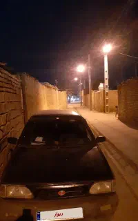 پراید مدل ۸۳ رنگ یشمی انجوکتور