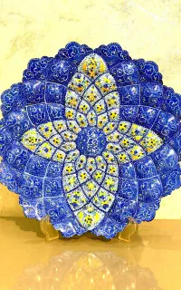 دیوارکوب بشقاب میناکاری