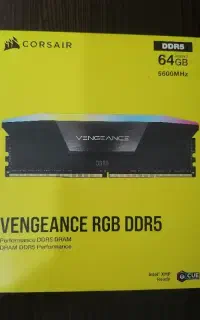 Ram corsair 64GB DDR5 5600 RGB رم 64
