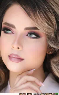 میکاپ و شینیون بصورت ژرنالی،بابیش از۱۰سال سابقه