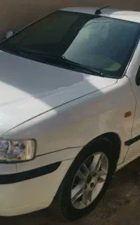 سمند مدل۸۸ سفید دوگانه جلو وعقب سالم