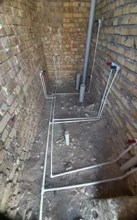 لوله کشی ، نصب شیرآلات، نصب پمپ و منبع