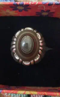 انگشتر نقره و فیروزه