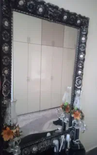 آینه کنسول چوبی