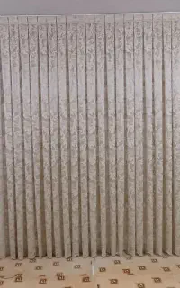 پرده گیپور رنگ نسکافه ای روشن
