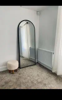 آینه فلزی گنبدی ساده