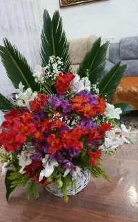 سبد گل طبیعی