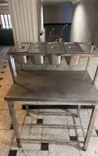 میز تاپینگ و میز کار استیل