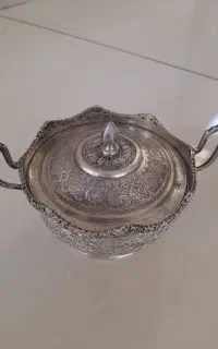 قندان نقره،عتیقه کلکسیون