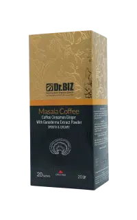 قهوه ماسالا با قارچ گانودرما