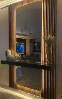 ایینه بک لایت و ترموال و ایینه دکوراتیو