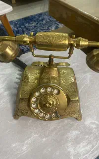 تلفن برنجی دکوری