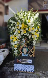 تاج گل ترحیم ، گل ویولت، با ارسال رایگان