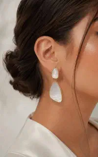 گوشواره صدفی زنانه مدل جدید