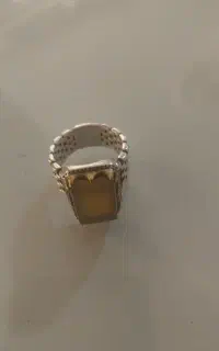 انگشتر در با رکاب نقره سنگین  و خاص
