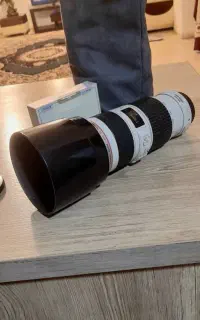 ​لنز کانن Canon EF 70-200mm f/4L IS USM (در حد آک)