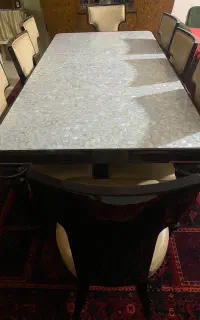ناهارخوری لوکس ایتالیایی رویه صدف طبیعی بسیار خاص