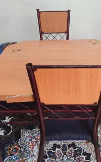 میز صندلی فلزی