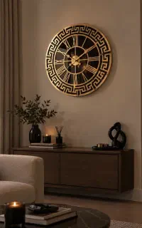 ساعت دیواری آینه ای طرح ورساچه کد۴۰۰