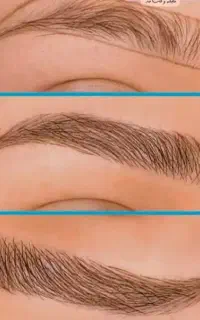 مدل اصلاح صورت و ابرو رایگان