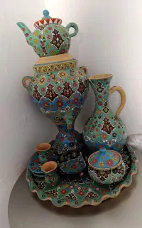 ظروف ست مینا کاری