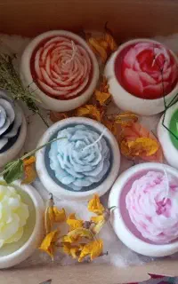 شمع باکسی برای هدیه تولد