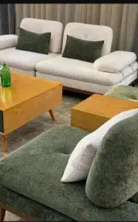 مبل/ راحتی دو رنگ