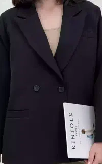 تک کت زنانه مشکی کاملا نو سایز ۵