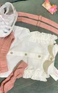 ست لباس بچه گانه کاملاً نو‌