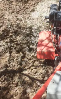 تیلرزنی باغ با تیلر خود مالک