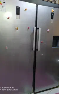 یخچال فریزر دوقلو الکترواستیل نقره ای سالم مرتب