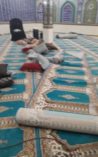 انبار بزرگ فرش در بندر ماشهر
