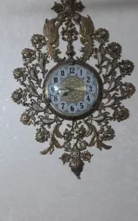 ساعت دیواری برنجی