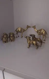 ۳جفت مجسمه برنزی