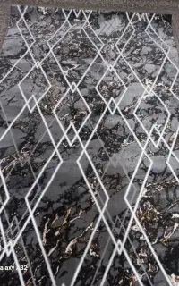 فرش ۴ متری طوسی سفید