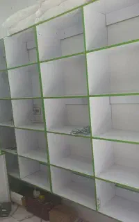دکور MDF مدل داروخانه ای کامل نو و تمیز