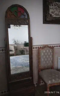 آیینه ایستاده چوبی سنتی