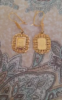 گوشواره شمش طلا