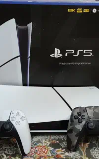 کنسول PS5 Slim Digital - دو دسته - در حد نو